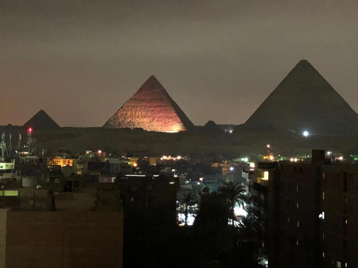 Full Pyramids View Apartment With Balcony For 8 P Kafret el-Gabal Exteriér fotografie