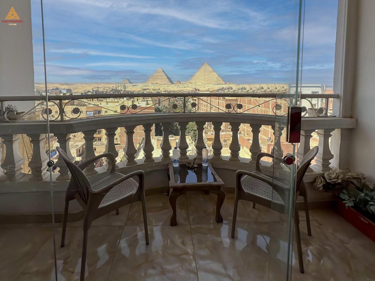 Full Pyramids View Apartment With Balcony For 8 P Kafret el-Gabal Exteriér fotografie