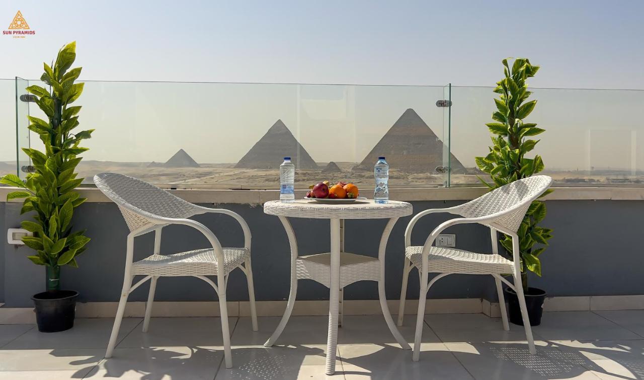 Full Pyramids View Apartment With Balcony For 8 P Kafret el-Gabal Exteriér fotografie