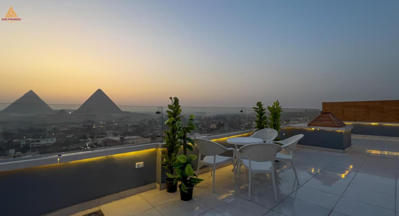 Full Pyramids View Apartment With Balcony For 8 P Kafret el-Gabal Exteriér fotografie