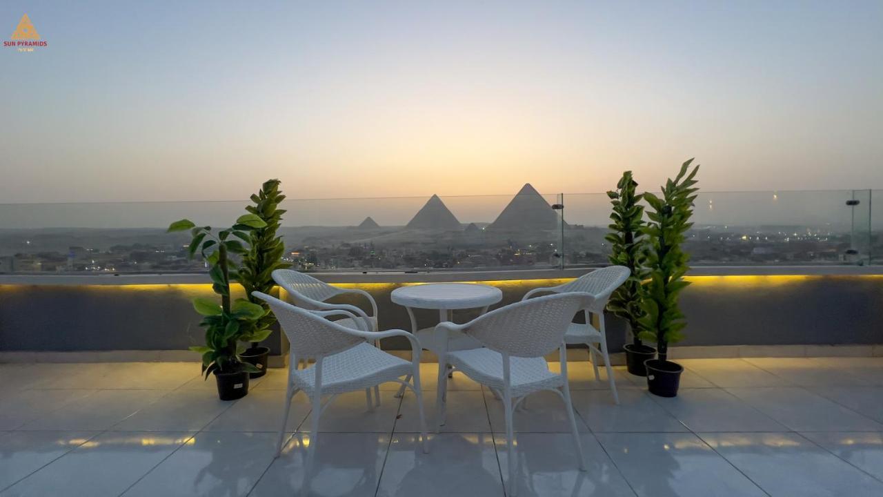 Full Pyramids View Apartment With Balcony For 8 P Kafret el-Gabal Exteriér fotografie
